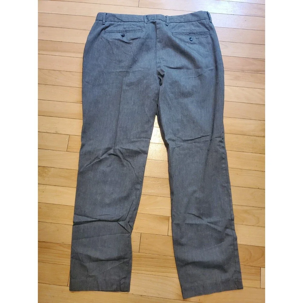 Bonobos Thursday Pants Men 38x32 Gray Stretch Weekday Warrior Chino Trousers